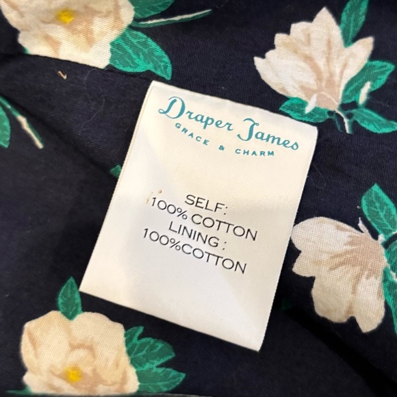 Draper James Tan Pea Coat with Classic Collar and Structured Shoulders - Picture 7 of 7